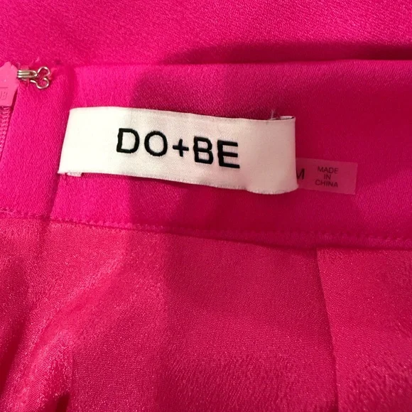 DO+BE | Bright Fuchsia Pink High Waist Shorts NWOT | M - Picture 4 of 5